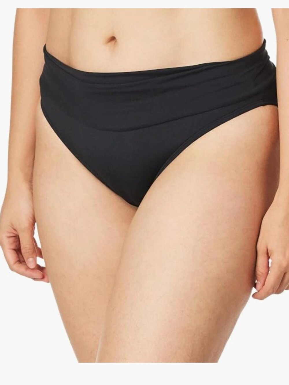 La Blanca Women's Shirred Bikini Swim Bottoms black Size 4 7307